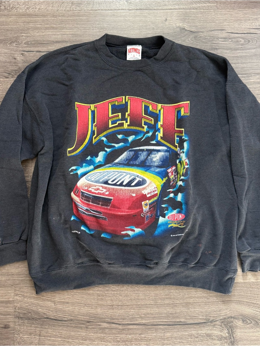 Vintage Jeff Gordon XL Adult Nutmeg Mills 90s NASCAR 1994